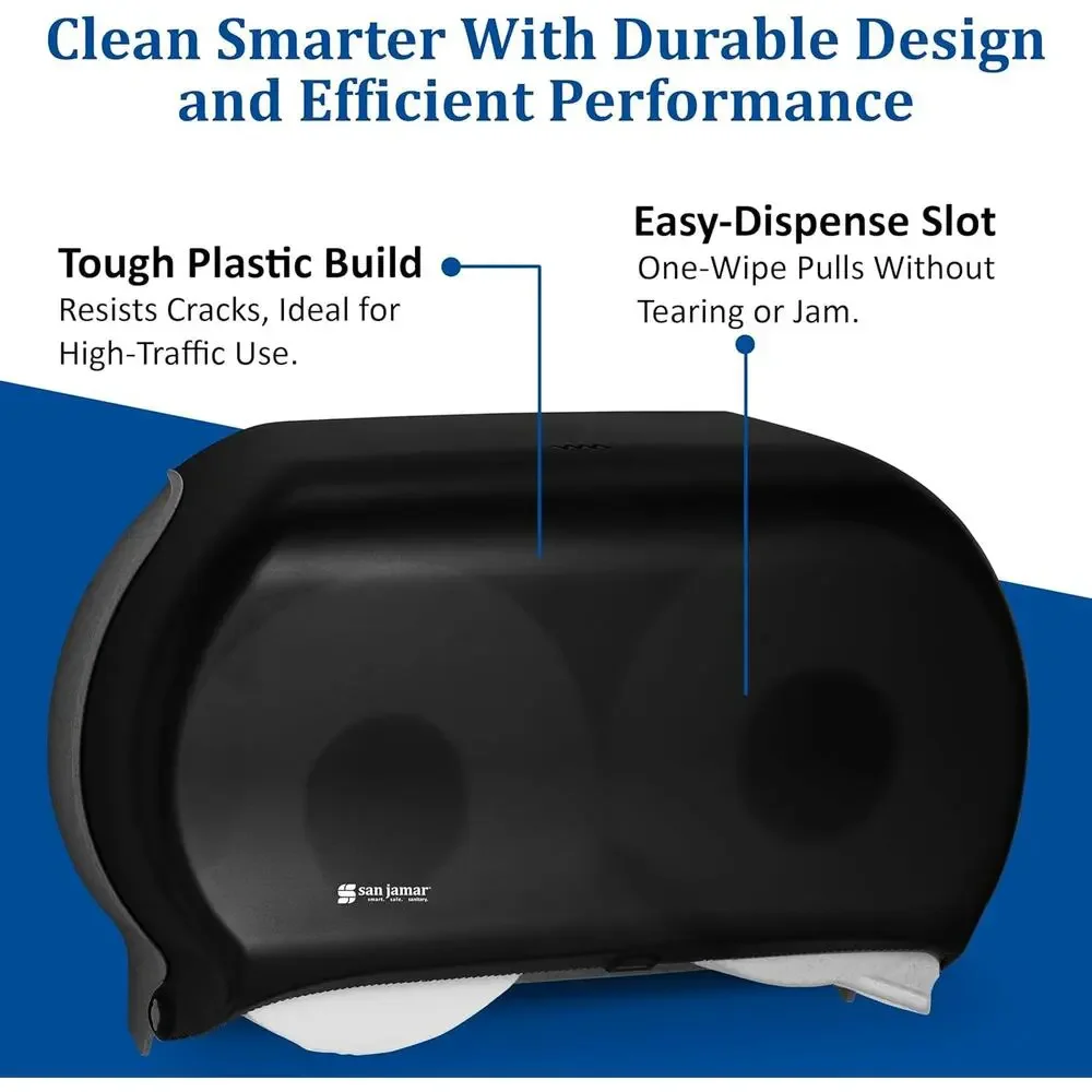 NEW San Jamar - SJMR4000TBK R4000TBK Twin 9